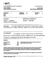 MKTG 3339 - Public Relations Management