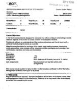 MKTG 1019 - Press/Media Relations