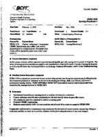 NURS 1030 - Nursing Practicum 1