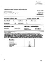 FMGT 1100 - Accounting 1