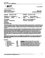 MKTG 1102 - Essentials of Marketing