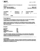 MKTG 1102 - Essentials of Marketing