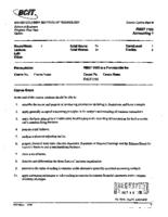 FMGT 1105 - Accounting 1