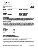 FMGT 1105 - Accounting 1