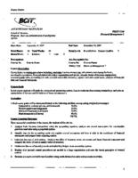 FMGT 1110 - Financial Management 1