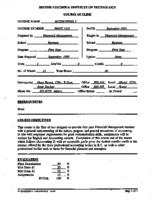 FMGT 1105 - Accounting 1