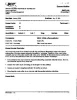 FMGT 2105 - Accounting II