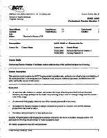 NURS 1040 - Professional Practice Seminar 1
