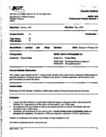 NURS 1040 - Professional Practice Seminar 1