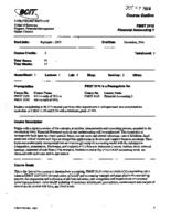 FMGT 3110 - Financial Accounting 1