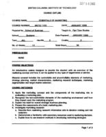 MKTG 1102 - Essentials of Marketing