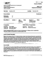 FMGT 3110 - Financial Accounting 1
