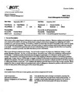 FMGT 3210 - Cost & Managerial Accounting 1