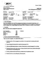 FMGT 3210 - Cost and Managerial Accounting 1