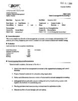 FMGT 3210 - Cost and Managerial Accounting 1