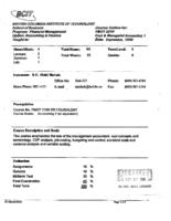 FMGT 3210 - Cost and Managerial Accounting 1
