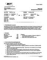 FMGT 3222 - Managerial Finance