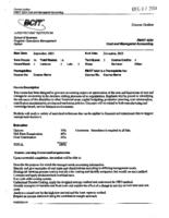 FMGT 3224 - Cost and Managerial Accounting