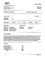 FMGT 3310 - Auditing 1