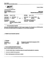 FMGT 4750 - Financial Information Systems