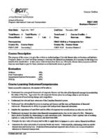 FMGT 3550 - Business Finance 1