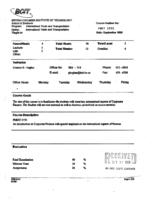 FMGT 3550 - International Aspects of Finance