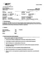FMGT 4210 - Cost & Managerial Accounting 2