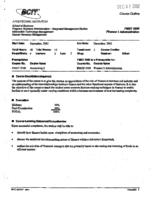 FMGT 3560 - Finance 1 Administration