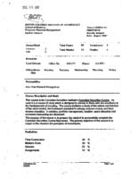 FMGT 3610 - Security Analysis