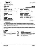 NURS 1050 - Interpersonal Communication