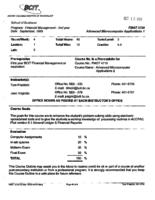 FMGT 3720 - Advanced Microcomputer Applications 1