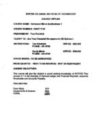 FMGT 3720 - Advanced Micro Applications 1