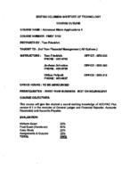 FMGT 3720 - Advanced Micro Applications 1