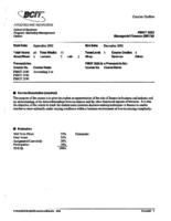 FMGT 3222 - Managerial Finance