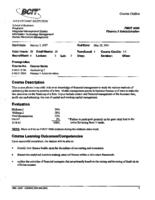 FMGT 4560 - Finance 2 Administration