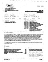 NURS 1055 - Professional Interpersonal Communication in Nursing Practice
