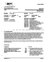 NURS 1055 - Professional Interpersonal Communication in Nursing Practice