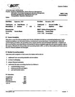 FMGT 1100 - Accounting 1