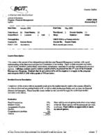 FMGT 2105 - Accounting 2
