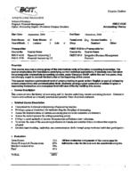 FMGT 8120 - Accounting Theory