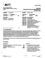 NURS 1055 - Professional Interpersonal Communication in Nursing Practice
