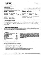 FMGT 4535 - Financial Services Marketing