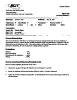 FMGT 4550 - Business Finance 2
