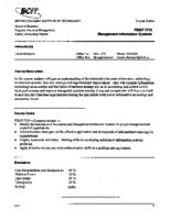 FMGT 7710 - Management Information Systems