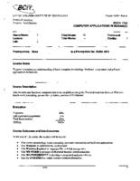 BUSA 1700 - Computer Applications in Business
