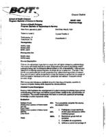NURS 1060 - Pharmacology