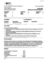 BUSA 4650 - Management Information Systems