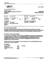 BUSA 3500 - Management Science