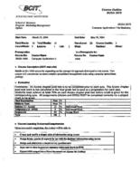 BUSA 2670 - Computer Applications 2 for Marketing