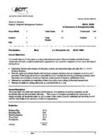 BUSA 3800 - E-Commerce & Entrepreneurship
